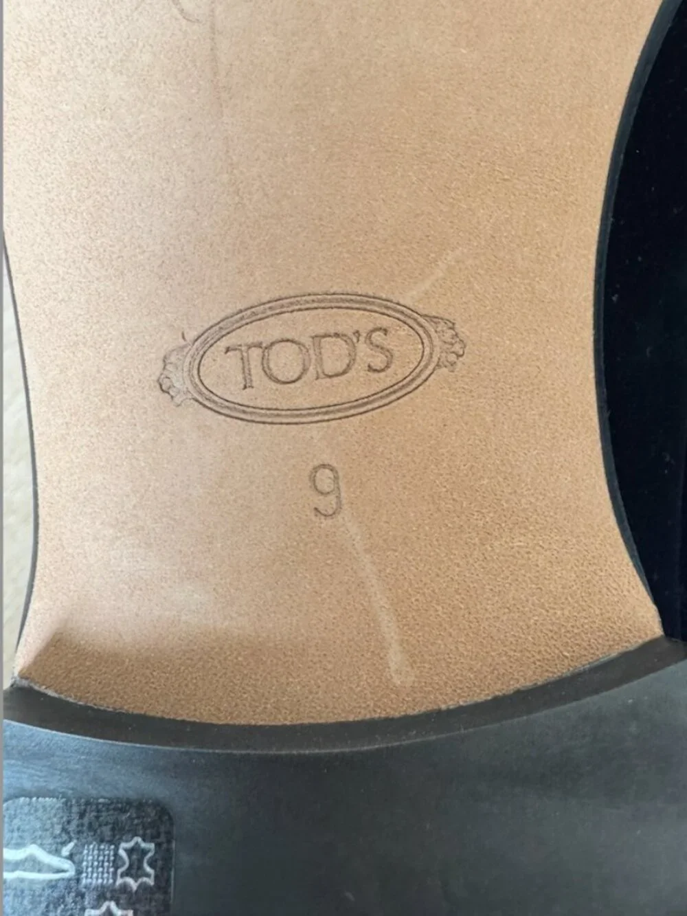 BRAND NEW Tod's Blue Suede Tassel-Detailed Loafers in Size 9